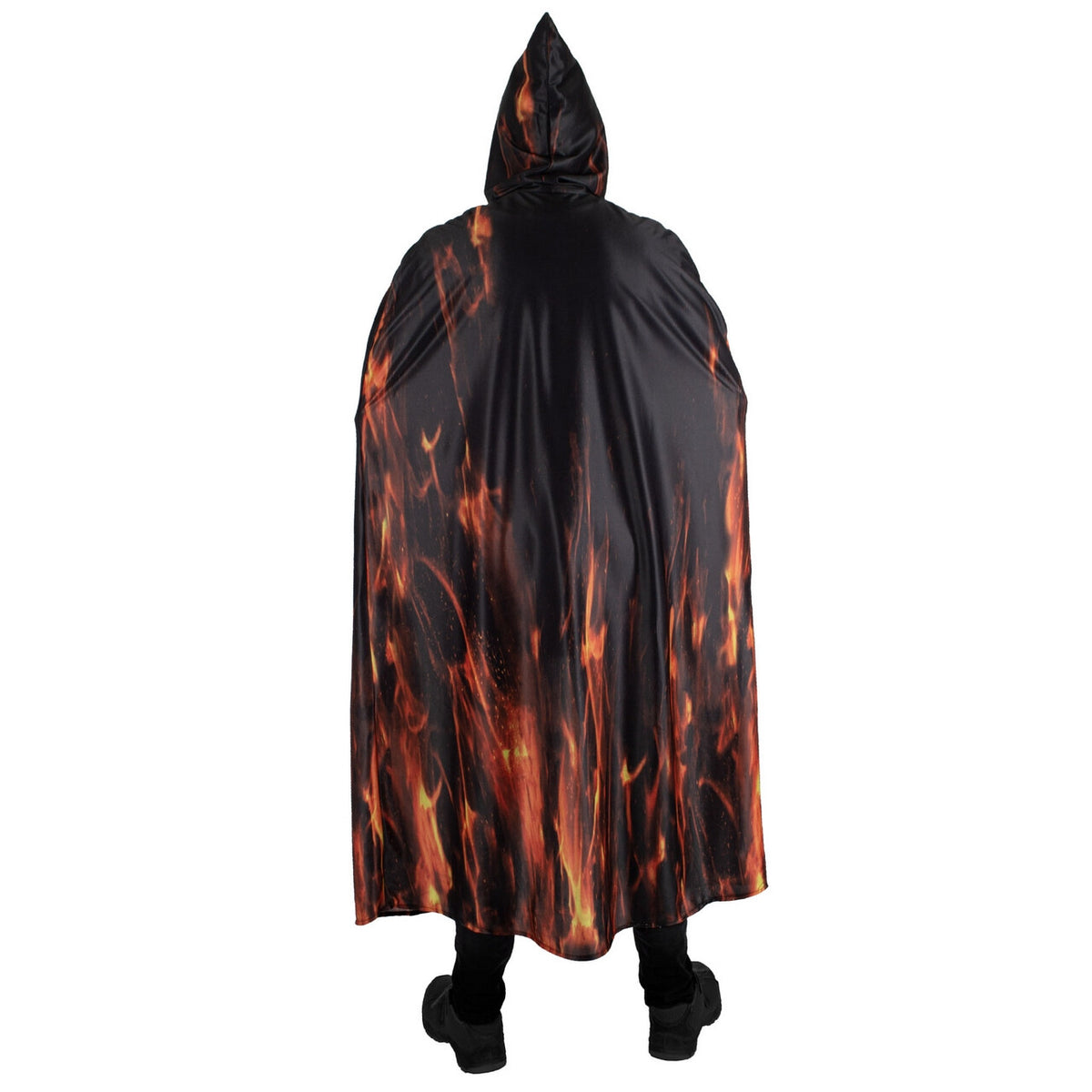 Op deze afbeelding zie je een Kostuums, van het merk Funny Fashion. Hellige Vuurcape Man