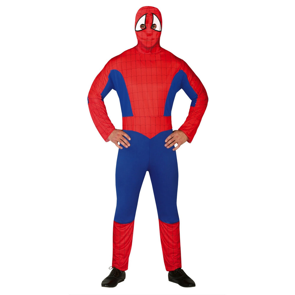 Op deze afbeelding zie je een Kostuums, van het merk Guirca. Spinnenheld De Geveltoerist Man Kostuum
