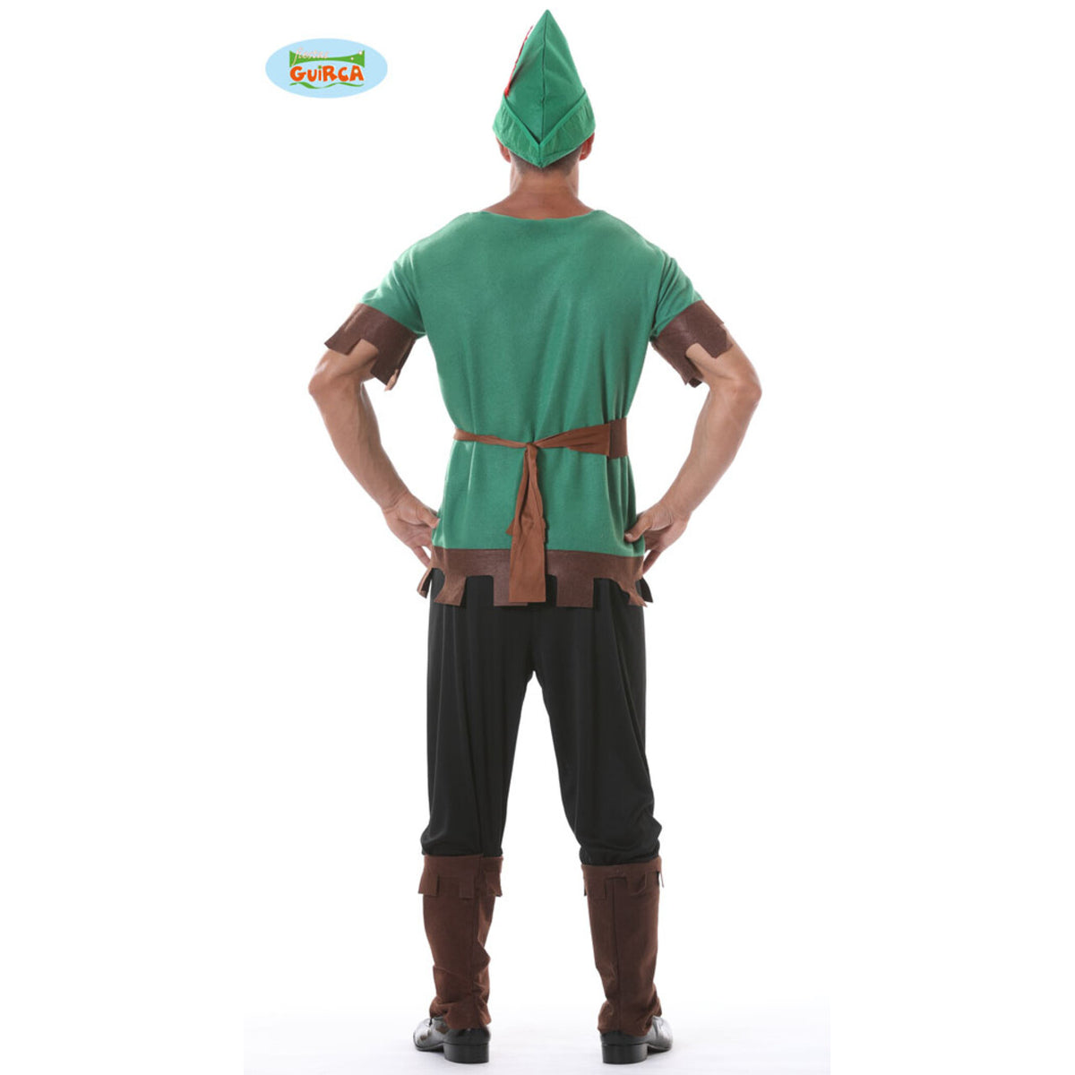 Op deze afbeelding zie je een Kostuums, van het merk Guirca. Robin Hood Uit Sherwood Forest Man Kostuum