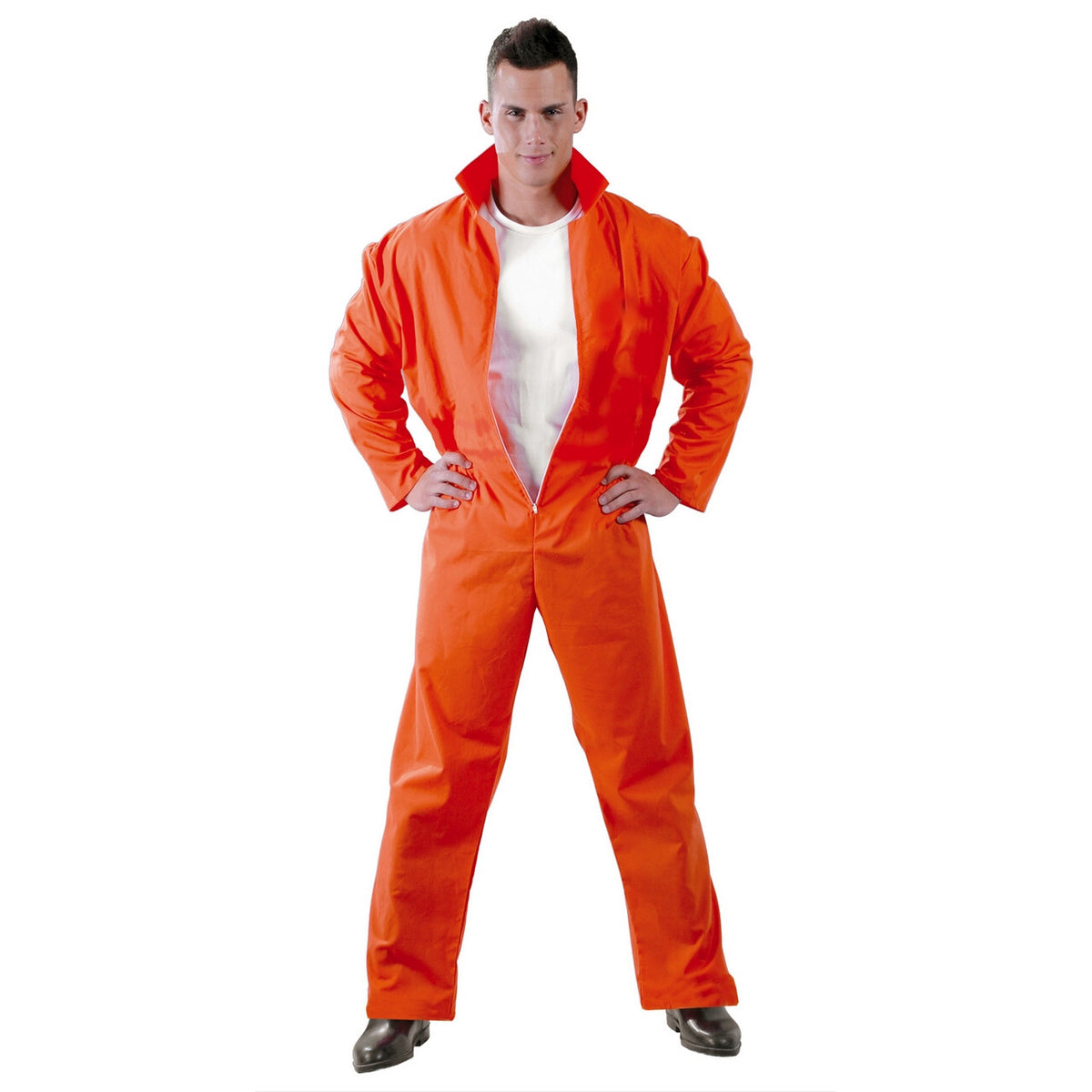 Op deze afbeelding zie je een Kostuums, van het merk Guirca. Amerikaanse Gevangene Guantanamo Man Kostuum