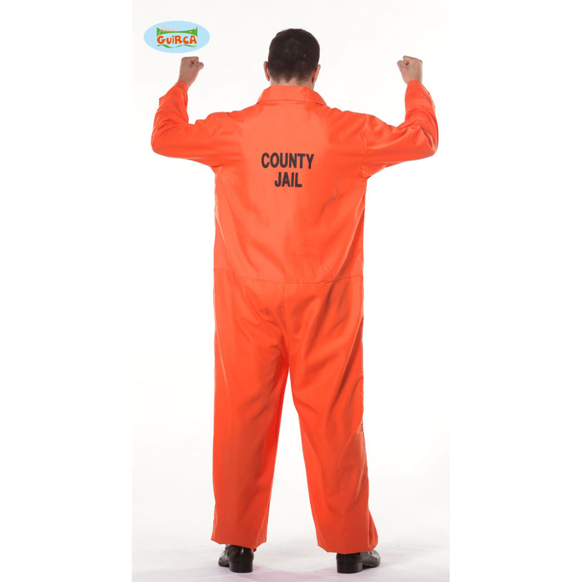 Op deze afbeelding zie je een Kostuums, van het merk Guirca. Amerikaanse Gevangene Guantanamo Man Kostuum