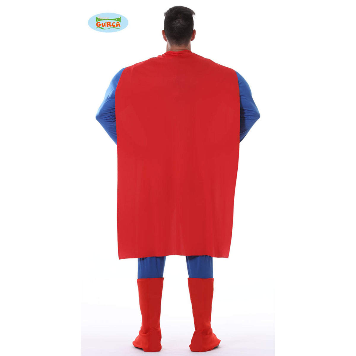 Op deze afbeelding zie je een Kostuums, van het merk Guirca. Ultimate Power Blauwe Superheld Man Kostuum