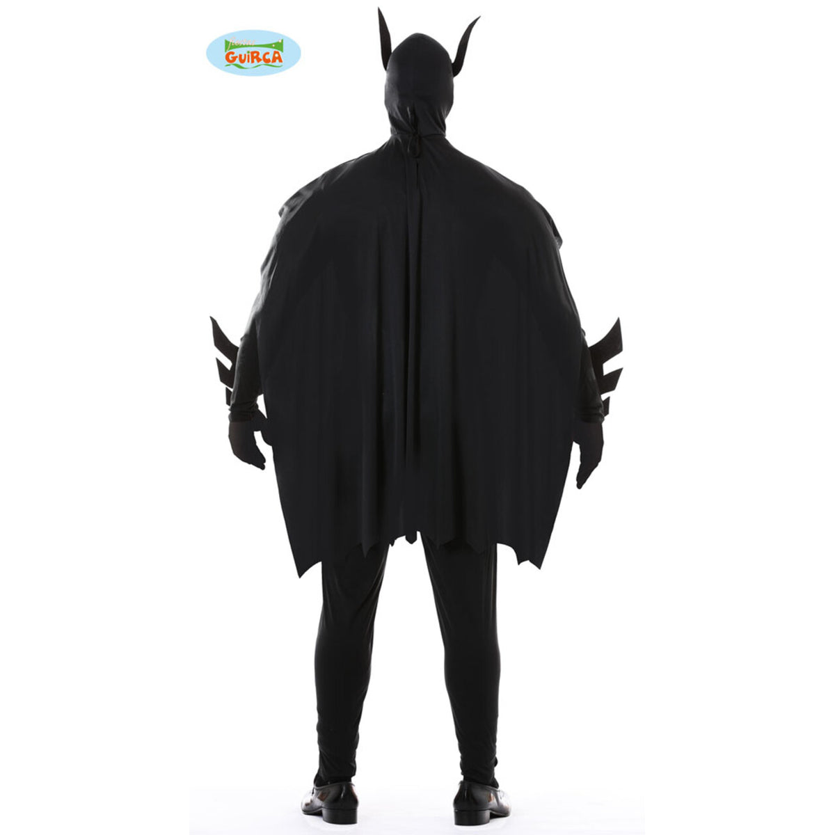 Op deze afbeelding zie je een Kostuums, van het merk Guirca. Zwart Batman Gotham Kostuum