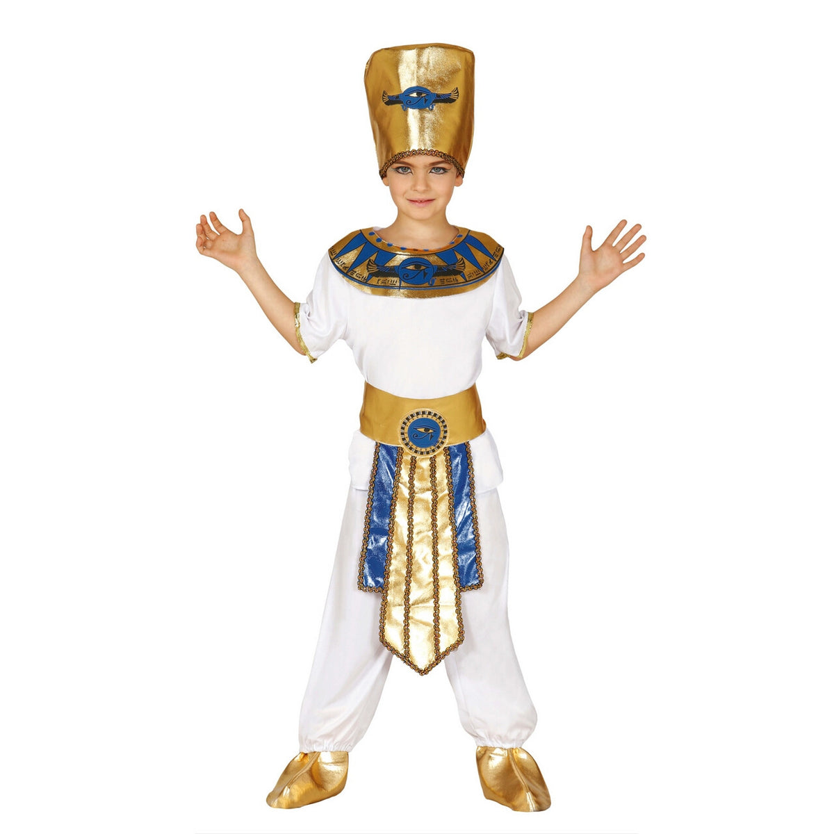 Op deze afbeelding zie je een Kostuums, van het merk Guirca. Toetanchamon Farao Jongen Kostuum