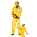 Gangster Jaune Amusant Costume