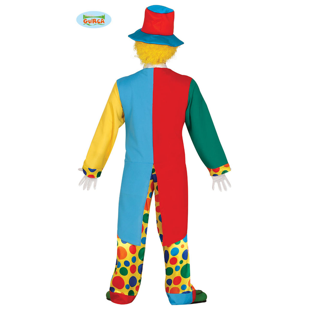 Op deze afbeelding zie je een Kostuums, van het merk Guirca. Popov De Clown Man Kostuum