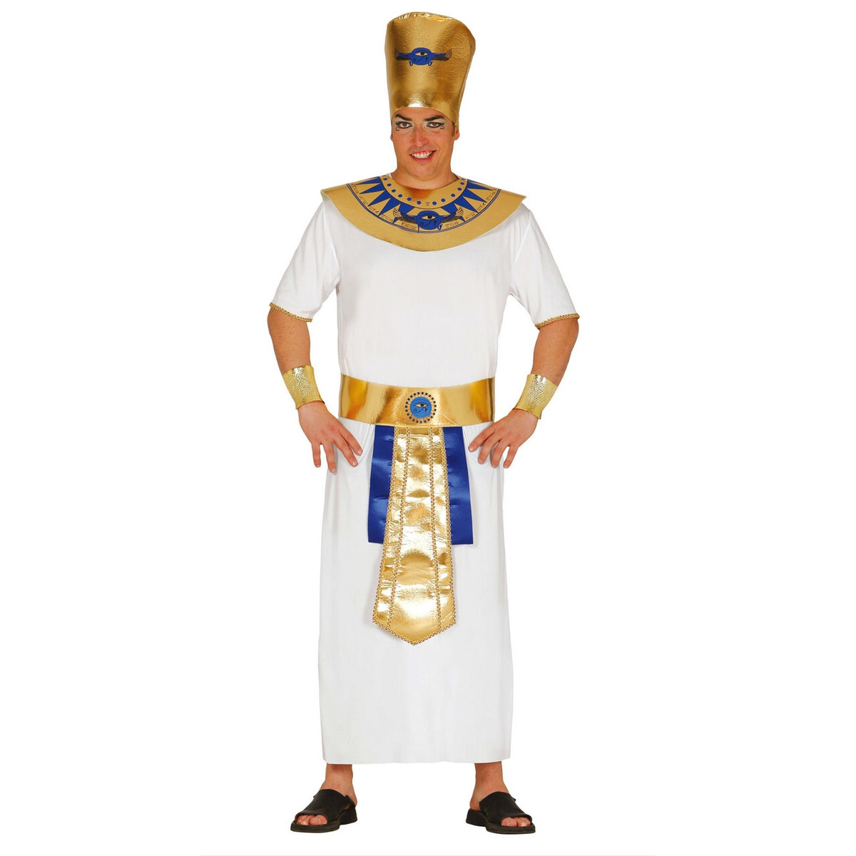 Op deze afbeelding zie je een Kostuums, van het merk Guirca. Cheops Van Egypte Farao Man Kostuum