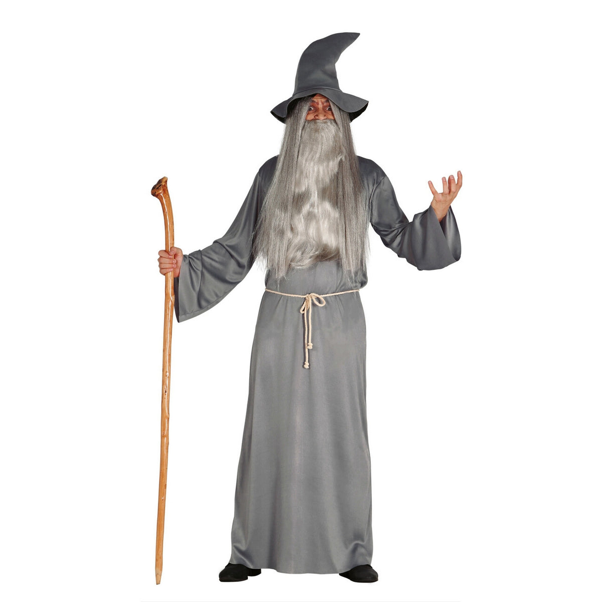 Op deze afbeelding zie je een Kostuums, van het merk Guirca. Tolkien Ban Van De Ring Tovenaar Man Kostuum