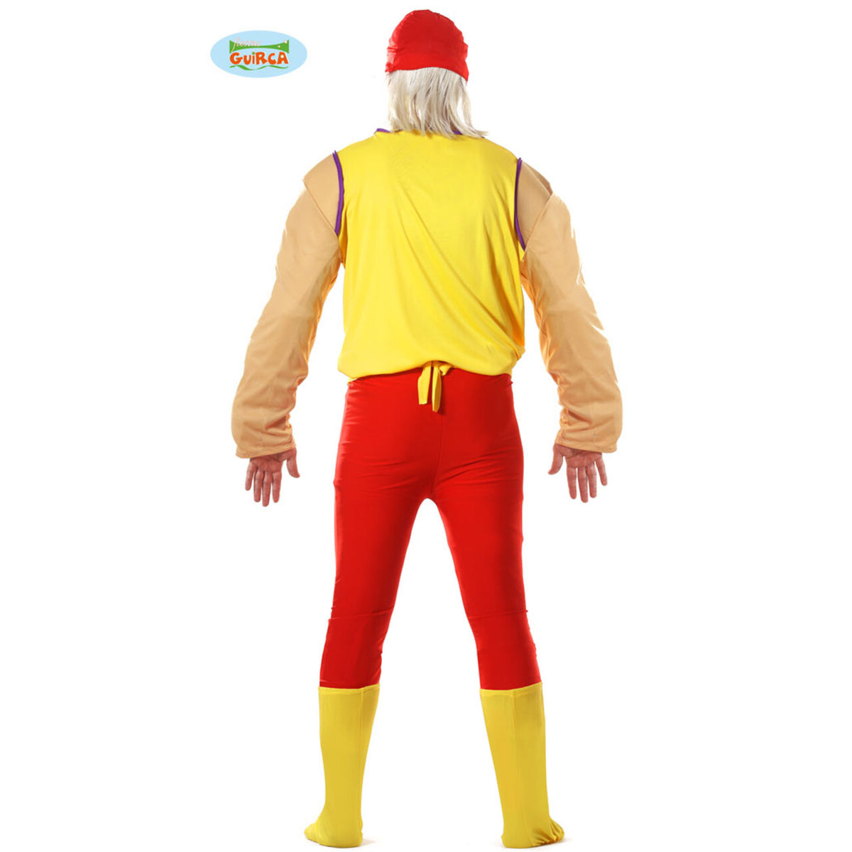 Op deze afbeelding zie je een Kostuums, van het merk Guirca. Wwe Wrestling Hulk Hogan Man Kostuum