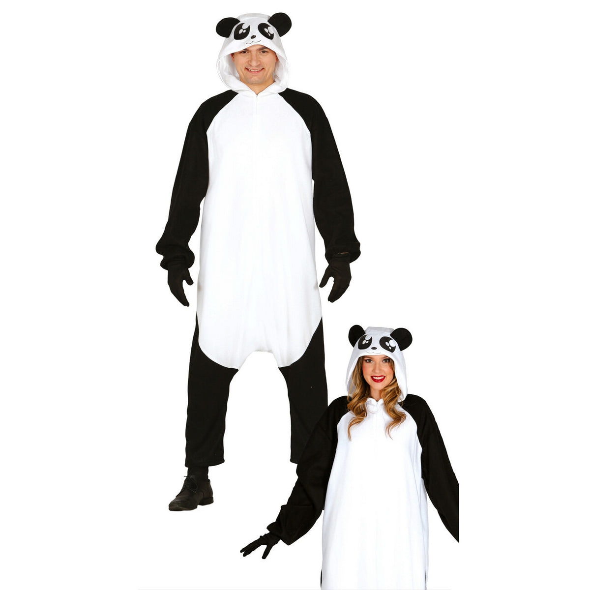 Op deze afbeelding zie je een Kostuums, van het merk Guirca. Aai Deze Panda Jumpsuit Vrouw Kostuum