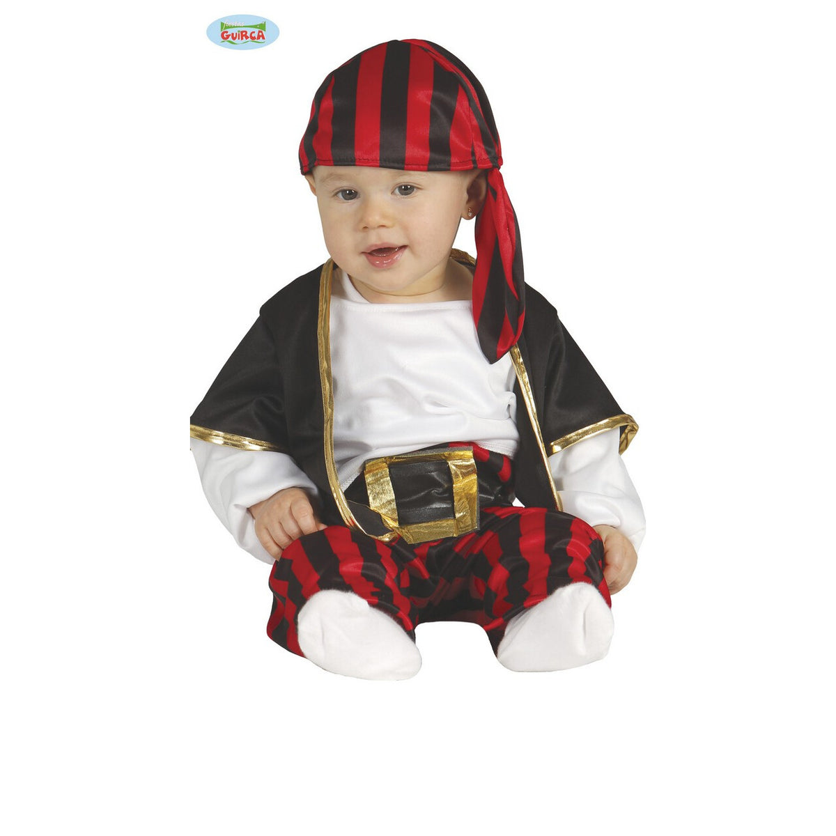 Op deze afbeelding zie je een Kostuums, van het merk Guirca. Onschuldig Piraatje Baby Jongen Kostuum