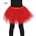 Tutu Rouge Avec Paillettes Pour Enfant
