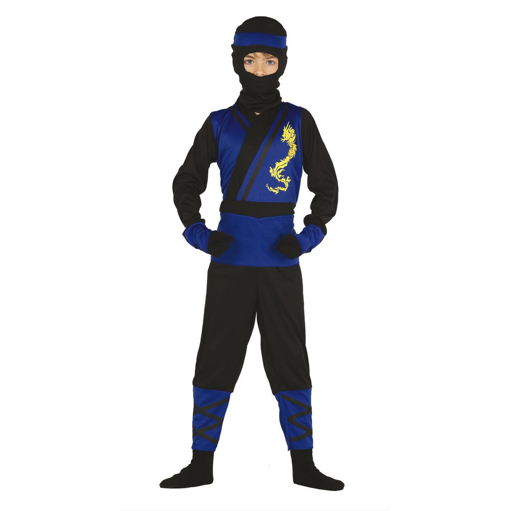 Op deze afbeelding zie je een Kostuums, van het merk Guirca. Blauwe Shogun Ninja Jongen Kostuum