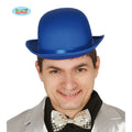 Chapeau Melon Clown Bleu