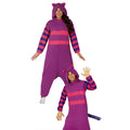 Chat Féerique Rayé Violet Costume