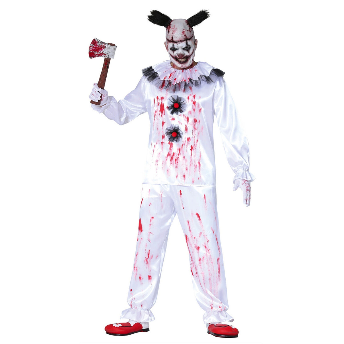 Op deze afbeelding zie je een Kostuums, van het merk Guirca. Killer Clown Halloween Kostuum