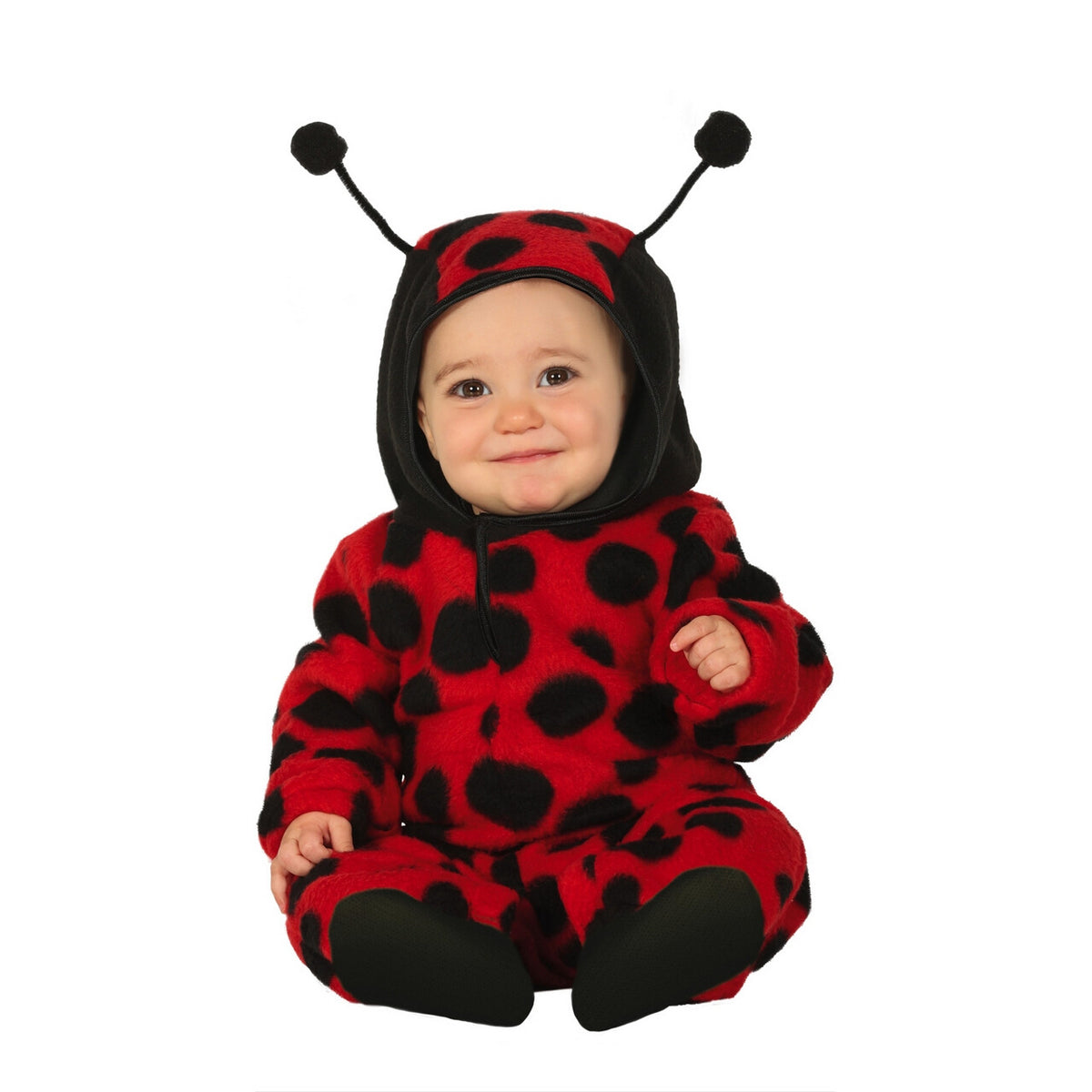 Op deze afbeelding zie je een Kostuums, van het merk Guirca. Schattig Lieveheersbeestje Zwarte Stippen Kind Kostuum