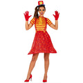 Clown De Cirque En Pluie De Confettis Costume