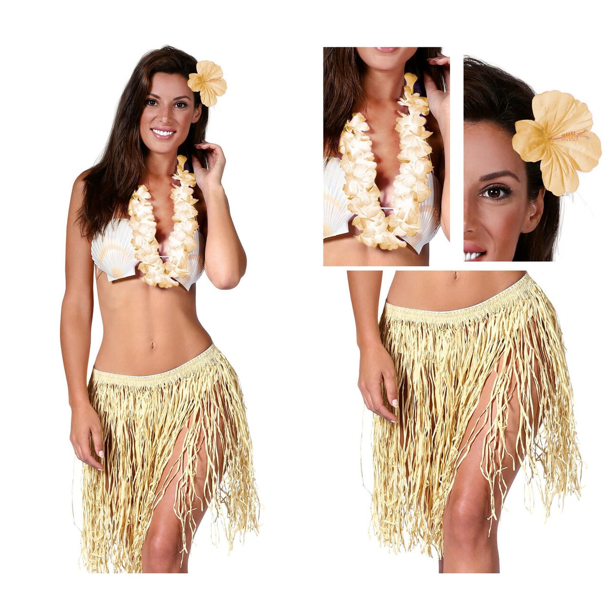 Op deze afbeelding zie je een Accessoires, van het merk Guirca. Tropical Triple Hawaii Set (3-Delig)