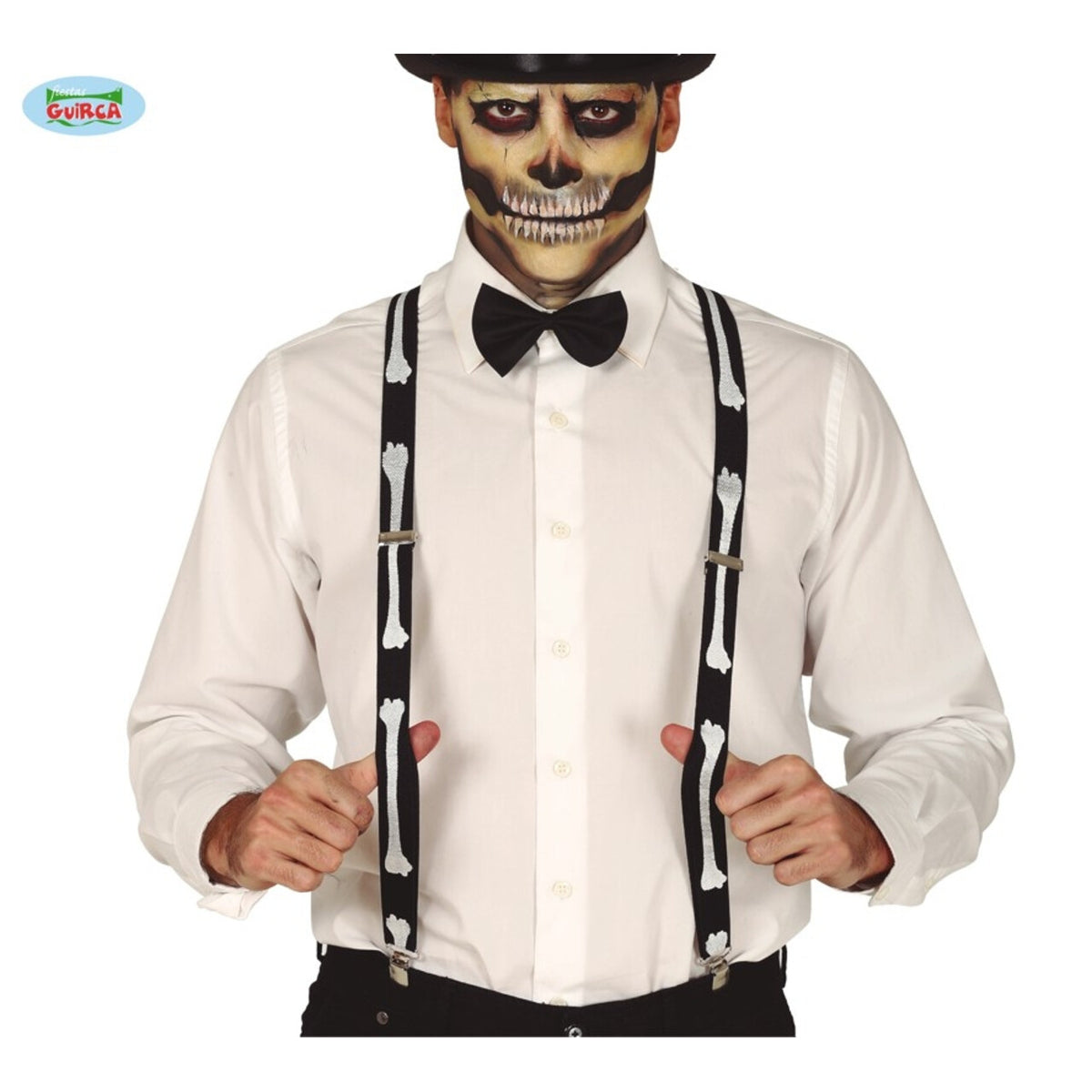Op deze afbeelding zie je een Accessoires, van het merk Guirca. Bretels Met Botten Kannibaal