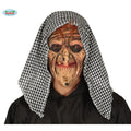 Masque Latex Sorcière Hideuse Avec Foulard