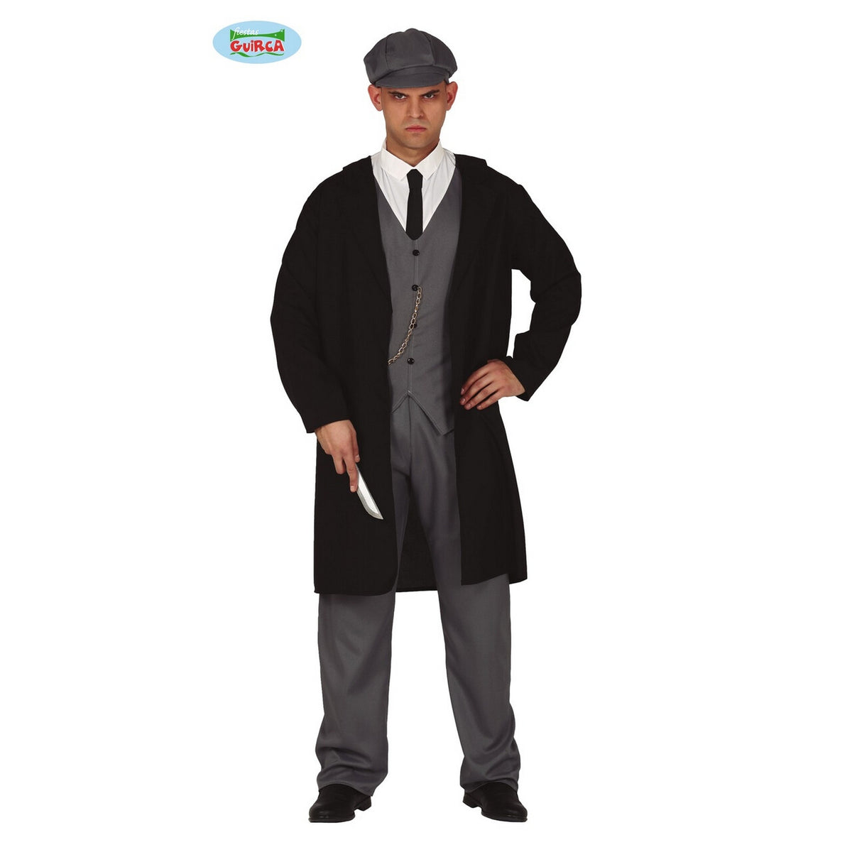 Op deze afbeelding zie je een Kostuums, van het merk Guirca. Peaky Blinders Gangster Engeland Man Kostuum