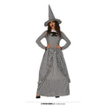 Sorcière De La Renaissance à Rayures Noires Et Blanches Costume