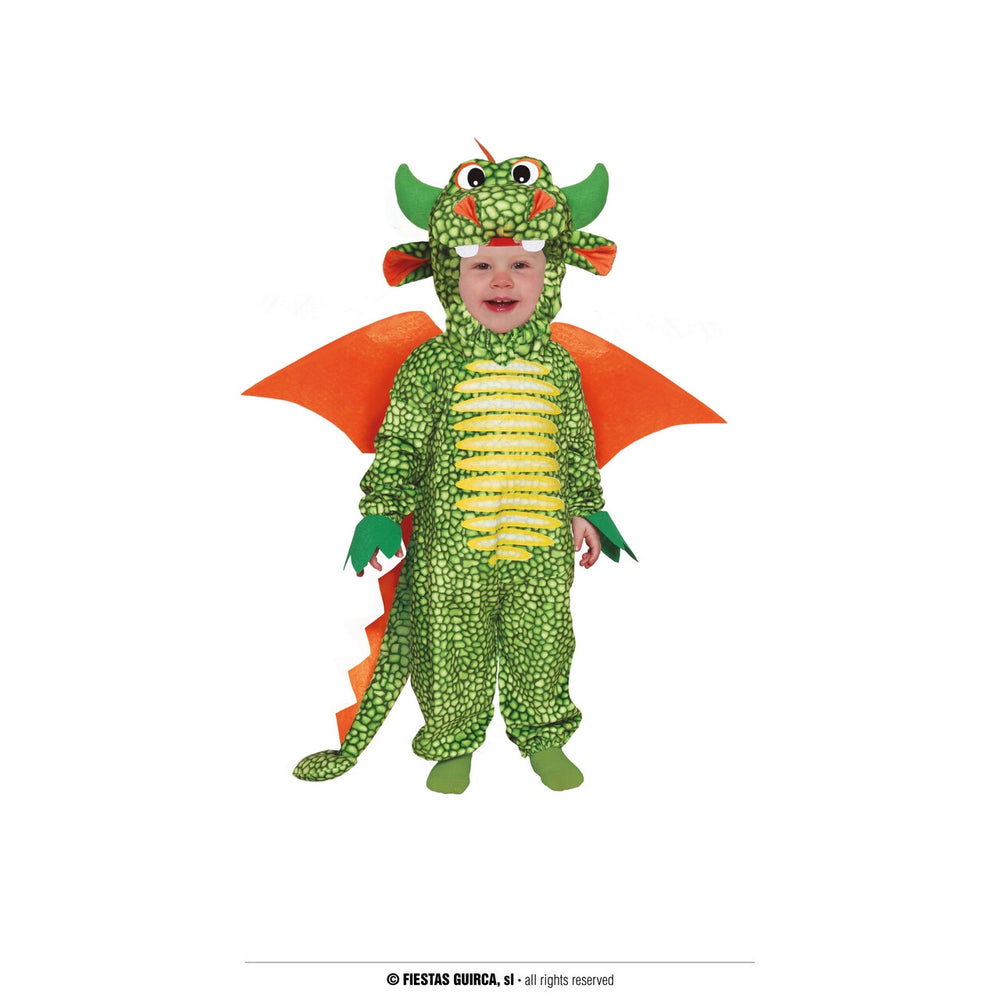 Op deze afbeelding zie je een Kostuums, van het merk Guirca. Baby Draak Spuwt Geen Vuur Kind Kostuum
