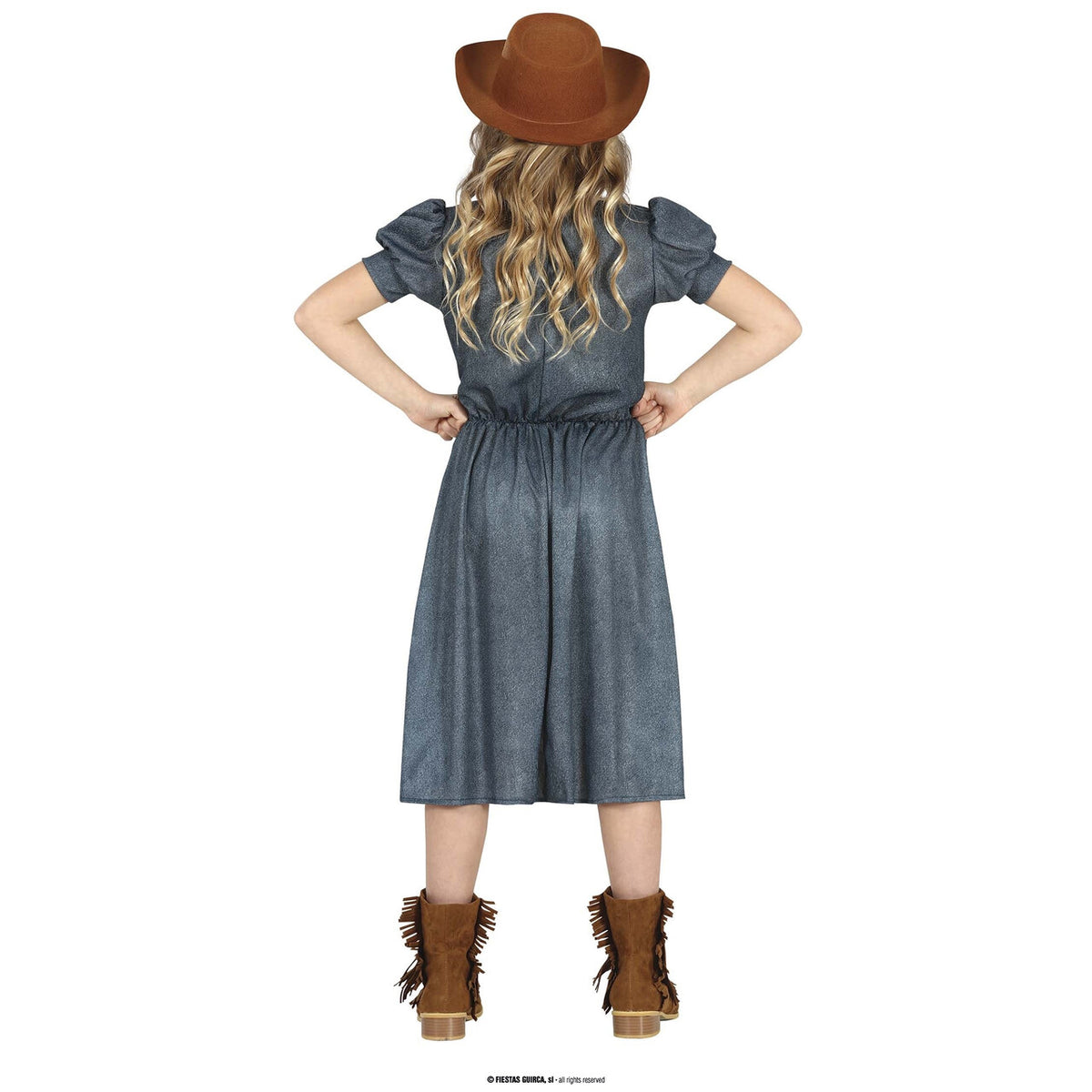 Op deze afbeelding zie je een Kostuums, van het merk Guirca. Giddy Up Cowgirl Meisje Kostuum