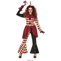 Clown Dhorreur à Carreaux Costume