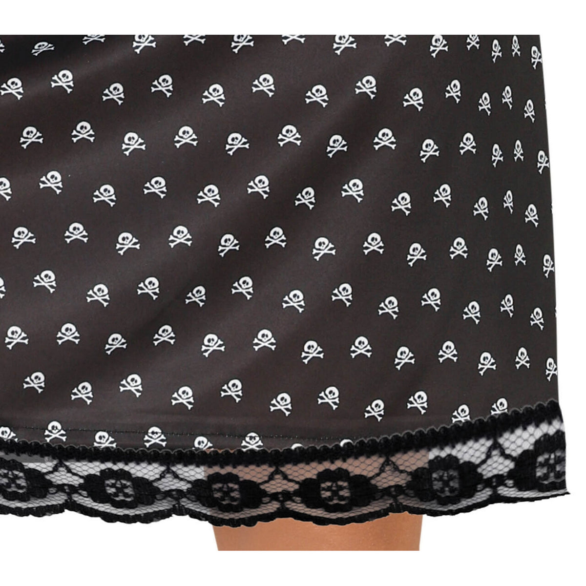Op deze afbeelding zie je een Kostuums, van het merk Guirca. Juffrouw Skullicious Evermore Vrouw Kostuum