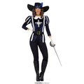 Mousquetaire Bleue Combattante Costume