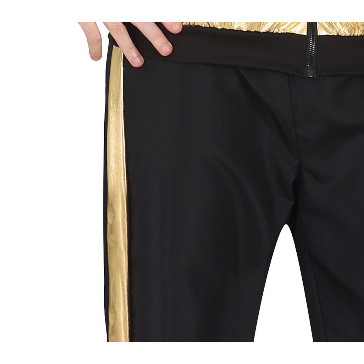 Op deze afbeelding zie je een Kostuums, van het merk Guirca. Golden Race Tracksuit Man Kostuum
