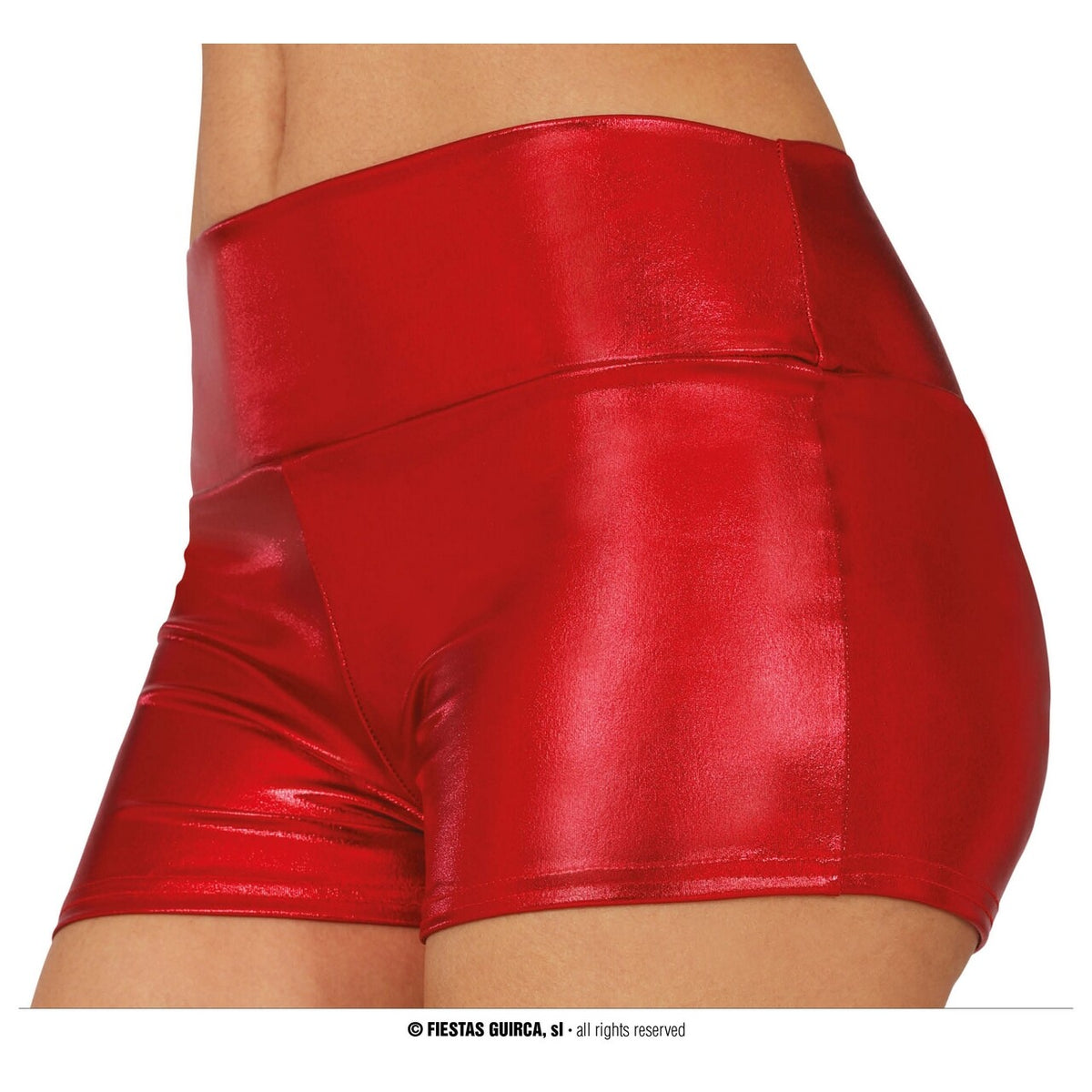 Op deze afbeelding zie je een Kostuums, van het merk Guirca. Metallic Ferrari Shorts Vrouw