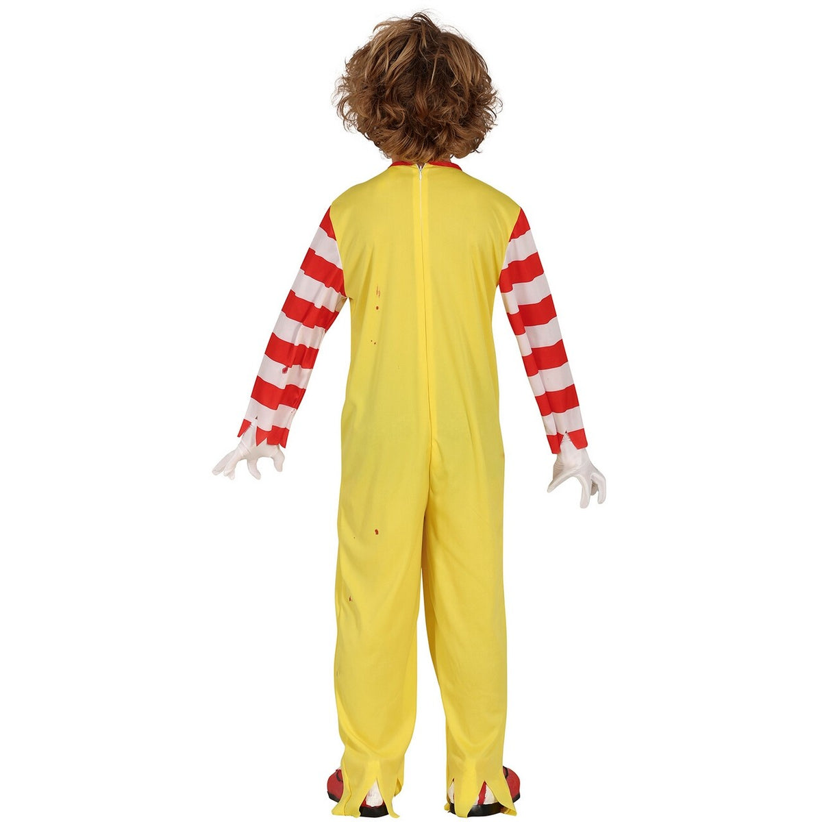 Op deze afbeelding zie je een Kostuums, van het merk Guirca. Mcfastfood Burger Clown Kind Kostuum