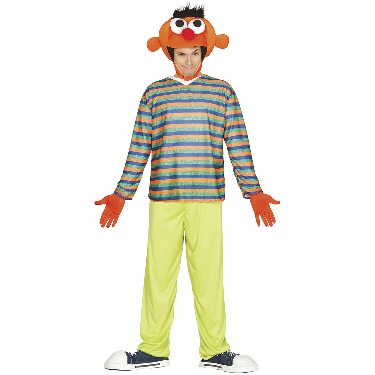 Op deze afbeelding zie je een Kostuums, van het merk Guirca. Er-Niet Oranje Vriend Kostuum Man