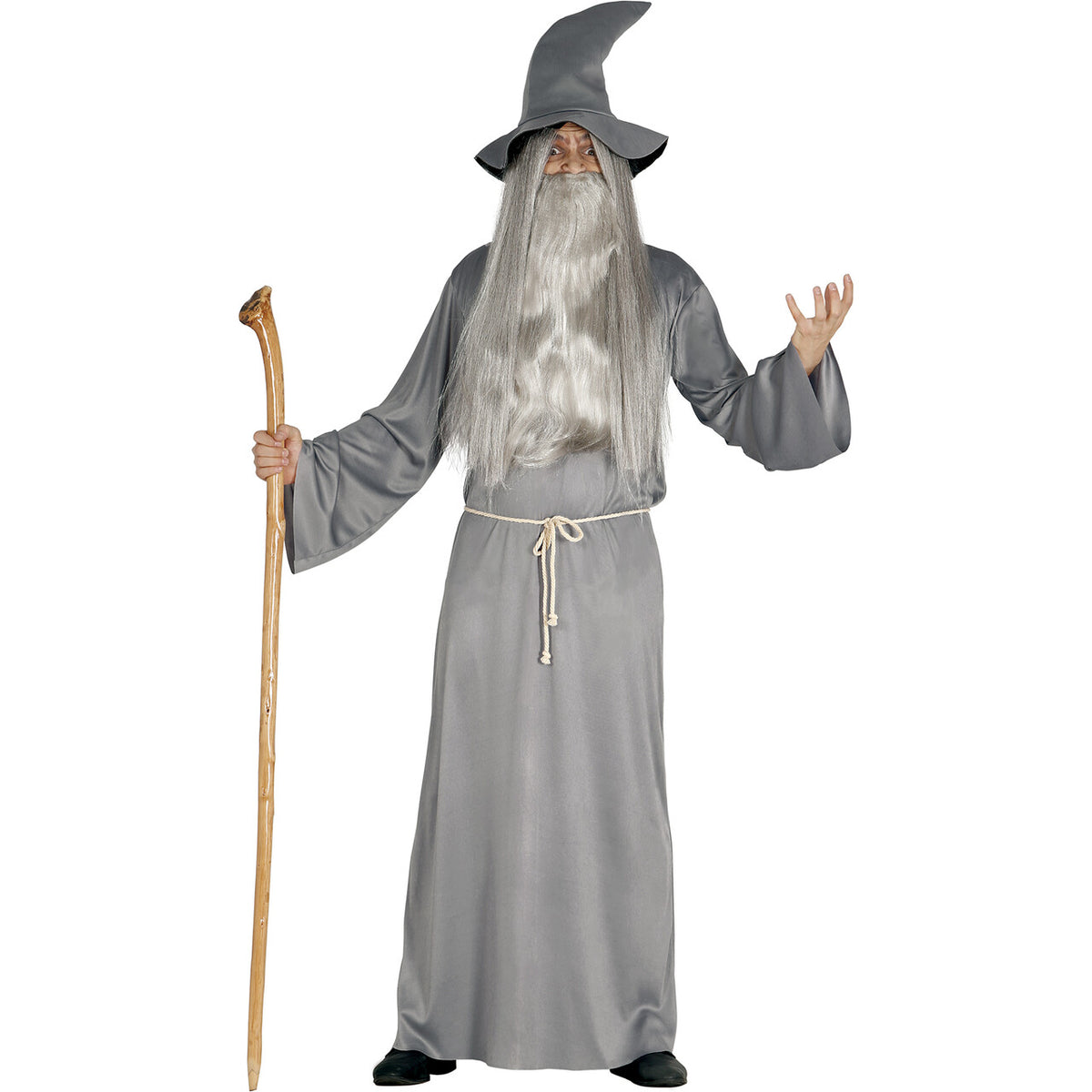 Op deze afbeelding zie je een Kostuums, van het merk Guirca. Goede Magier Van Fantasia Land Man Kostuum