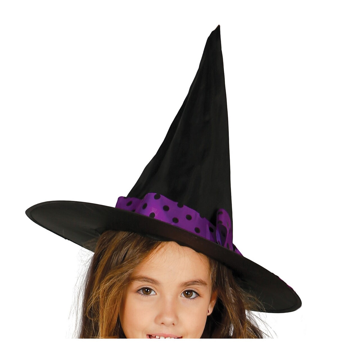 Op deze afbeelding zie je een Kostuums, van het merk Guirca. Heks Patty Partyspreuk Meisje Kostuum