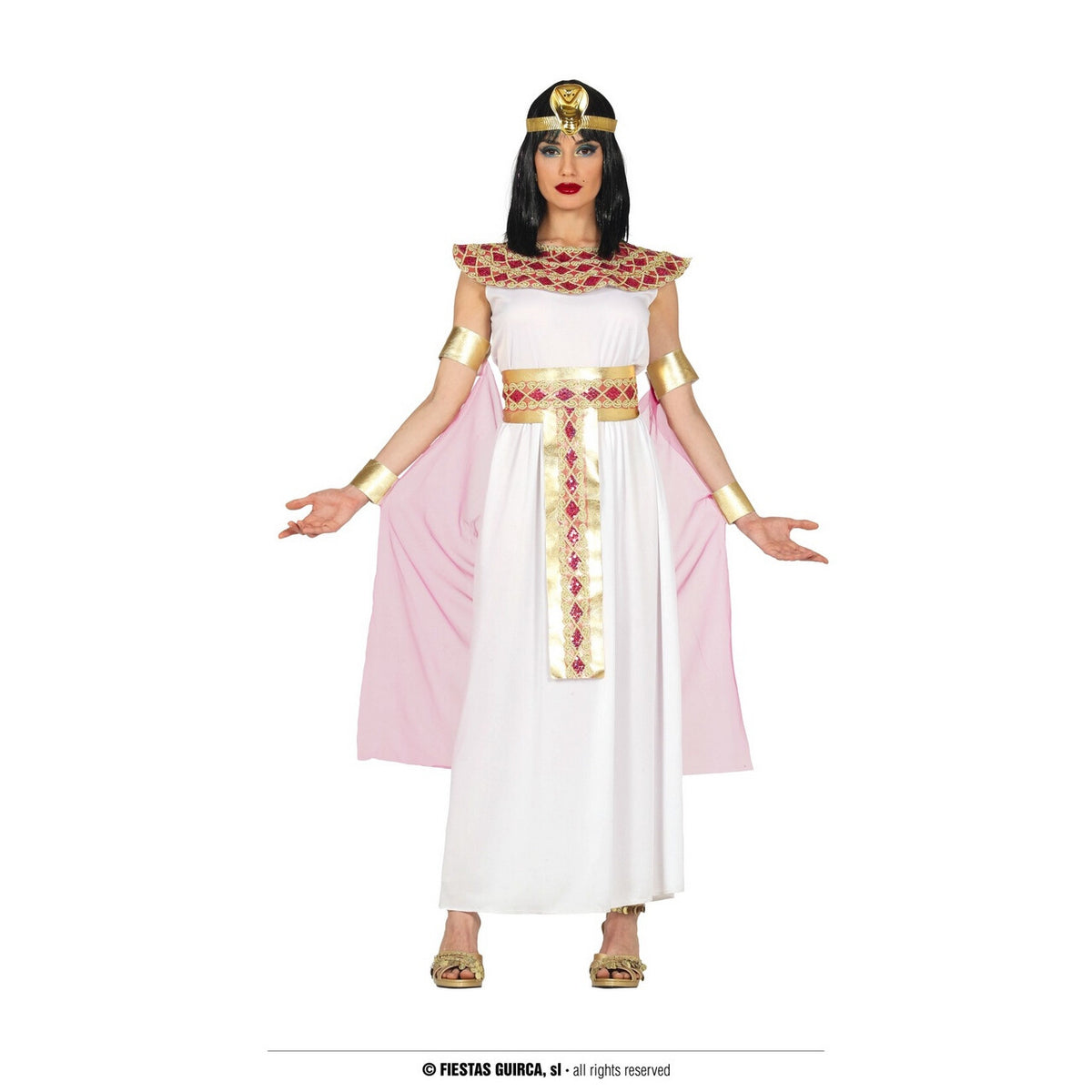 Op deze afbeelding zie je een Kostuums, van het merk Guirca. Egyptische Princess Of Elegance Vrouw Kostuum