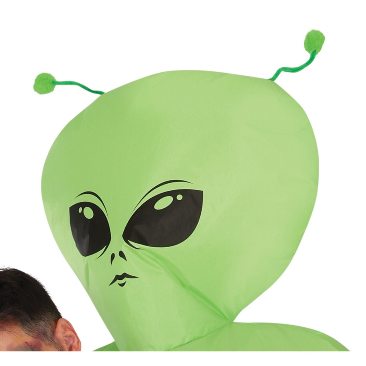 Op deze afbeelding zie je een Kostuums, van het merk Guirca. Green Alien Attack Man Kostuum