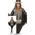 Poncho Ossements Vaudou Costume