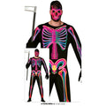 Squelette Multicolore Néon Lightbones Costume