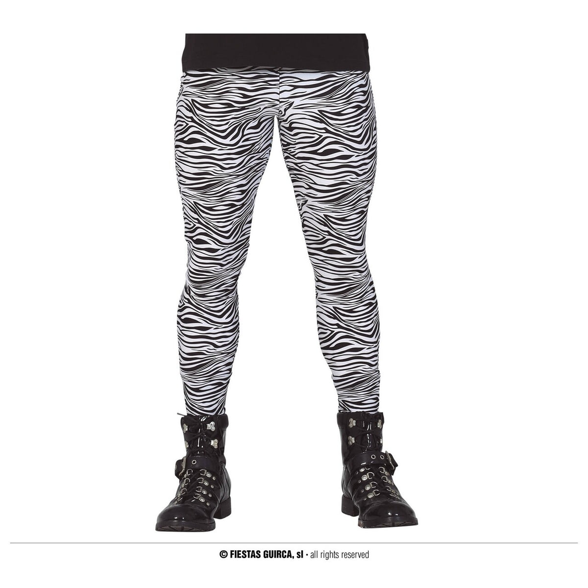 Op deze afbeelding zie je een Kostuums, van het merk Guirca. Rocker Broek Zebra Man