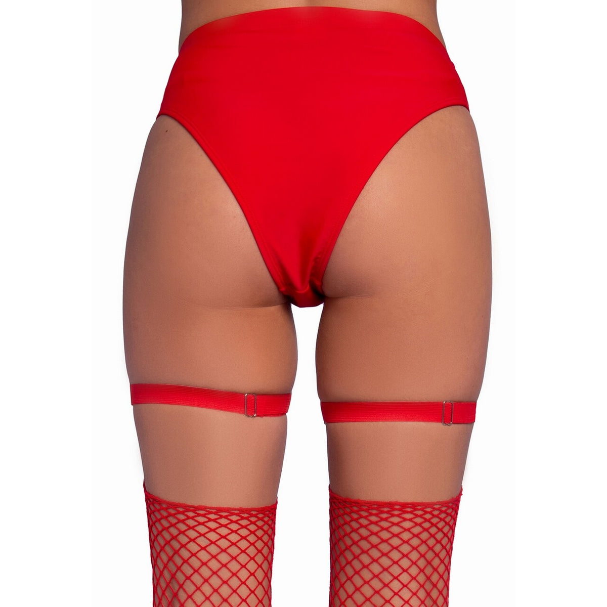 Op deze afbeelding zie je een Accessoires, van het merk Leg Avenue. Jarretel Riem One Time Valentine Rood