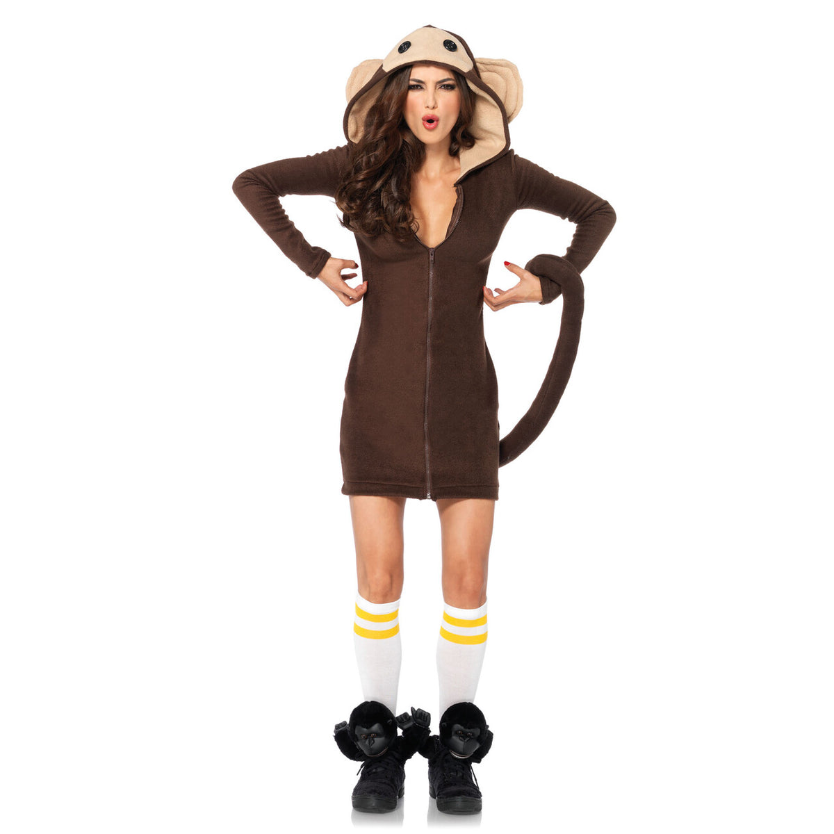 Op deze afbeelding zie je een Kostuums, van het merk Leg Avenue. Sexy Maffe Apenjurk Vrouw