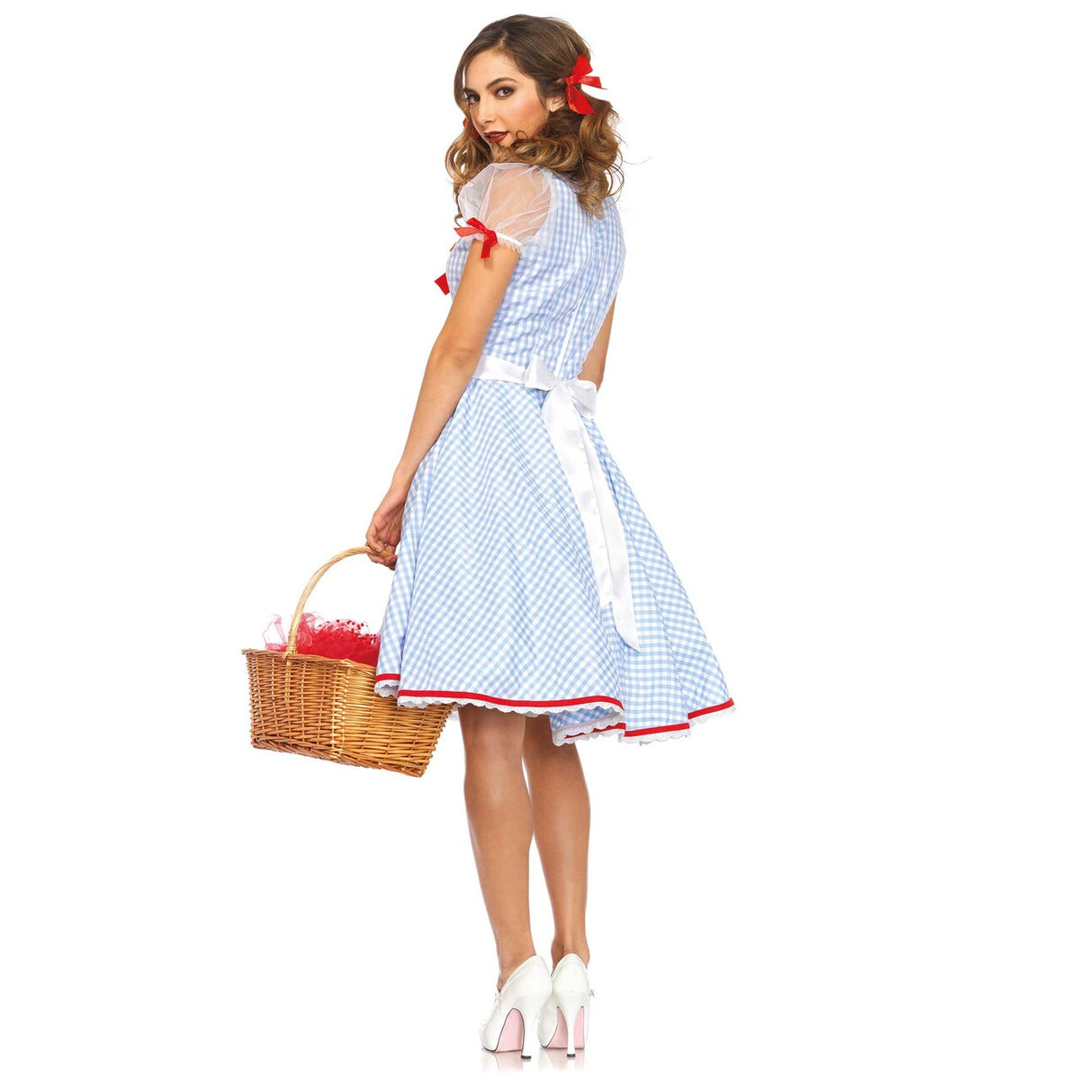 Op deze afbeelding zie je een Kostuums, van het merk Leg Avenue. Amerikaanse Schattige Dorothy Van Oz Vrouw Kostuum