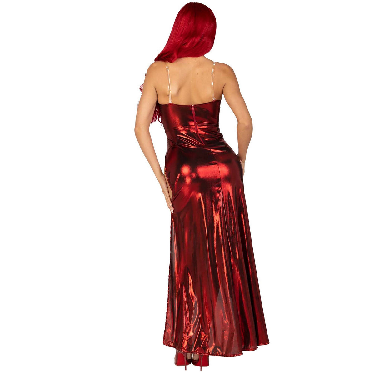 Op deze afbeelding zie je een Kostuums, van het merk Leg Avenue. Duivels Sexy Jessica Rabbit Vrouw Kostuum