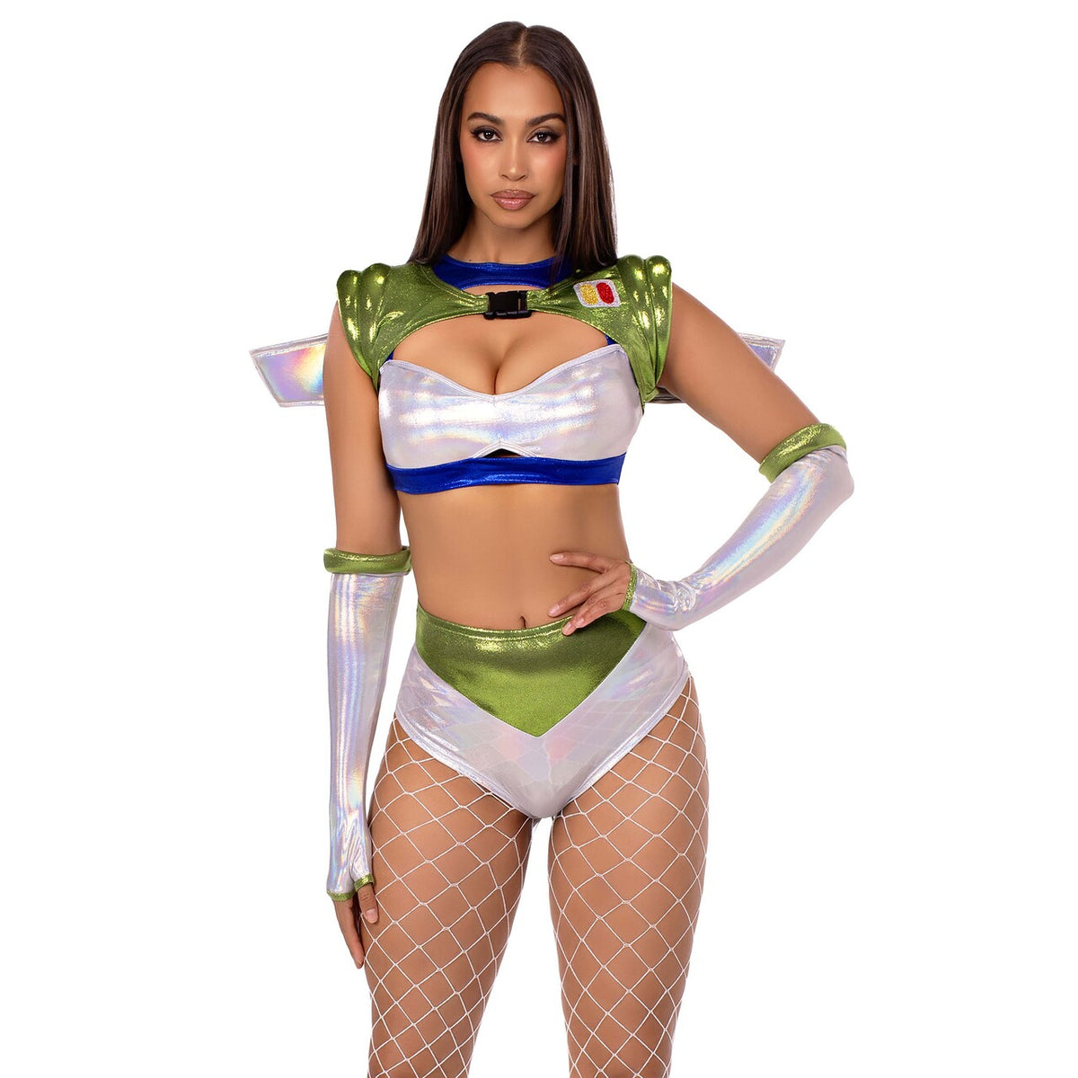 Op deze afbeelding zie je een Kostuums, van het merk Leg Avenue. Intergalactic Ranger Costume Vrouw Kostuum