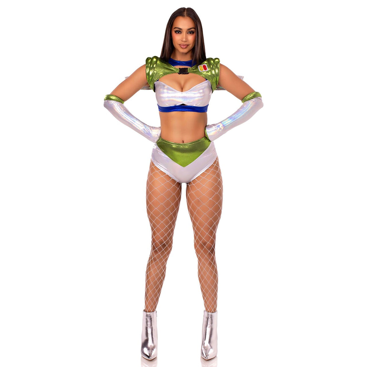 Op deze afbeelding zie je een Kostuums, van het merk Leg Avenue. Intergalactic Ranger Costume Vrouw Kostuum