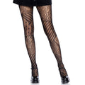 Collant À Motifs Variés Noir